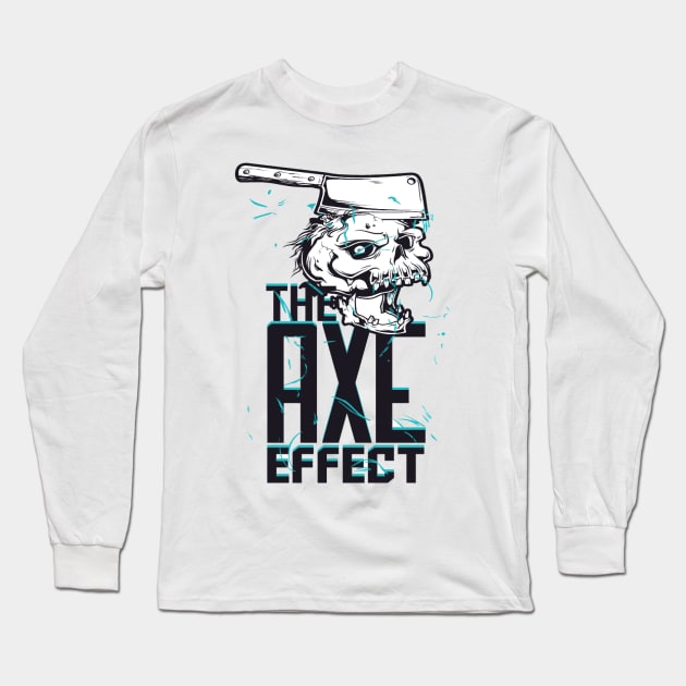 Trendy Skull The Axe Effect Collection Long Sleeve T-Shirt by kjmonroe